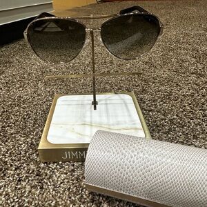 Jimmy Choo Silver Sunglasses